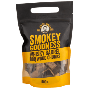 Smokey Goodness BBQ Wood Chunks - Whiskey - 500 g - Grillstar.deSmokey Goodness BBQ Wood Chunks - Whiskey - 500 gSmokey GoodnessGrillstar.de
