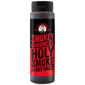 Smokey Goodness Holy Smoke Thats Hot! BBQ Sauce - 500 ml - Grillstar.deSmokey Goodness Holy Smoke Thats Hot! BBQ Sauce - 500 mlSmokey GoodnessGrillstar.de