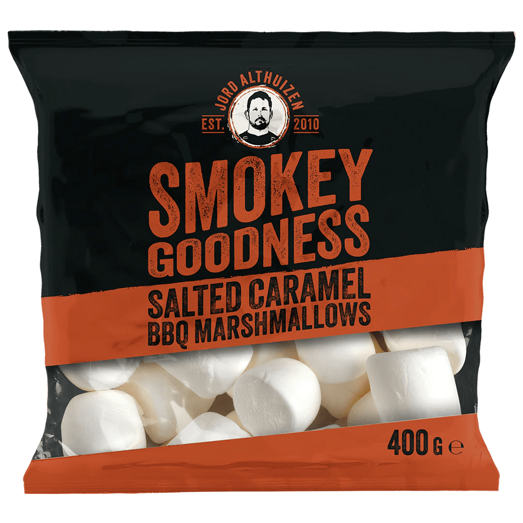 Smokey Goodness Marsgmellows Karamel - 400 g - Grillstar.deSmokey Goodness Marsgmellows Karamel - 400 gSmokey GoodnessGrillstar.de