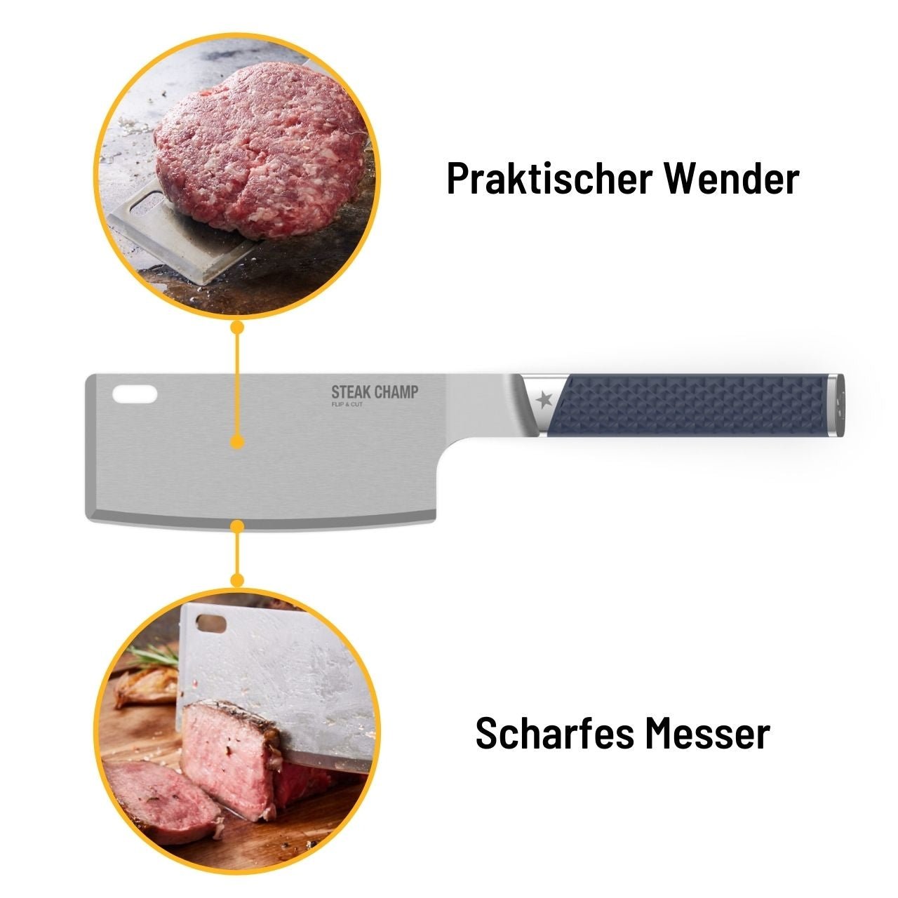 Steak Champ Flip & Cut Spatula & Wender - Grillstar.deSteak Champ Flip & Cut Spatula & WenderSteak ChampGrillstar.de