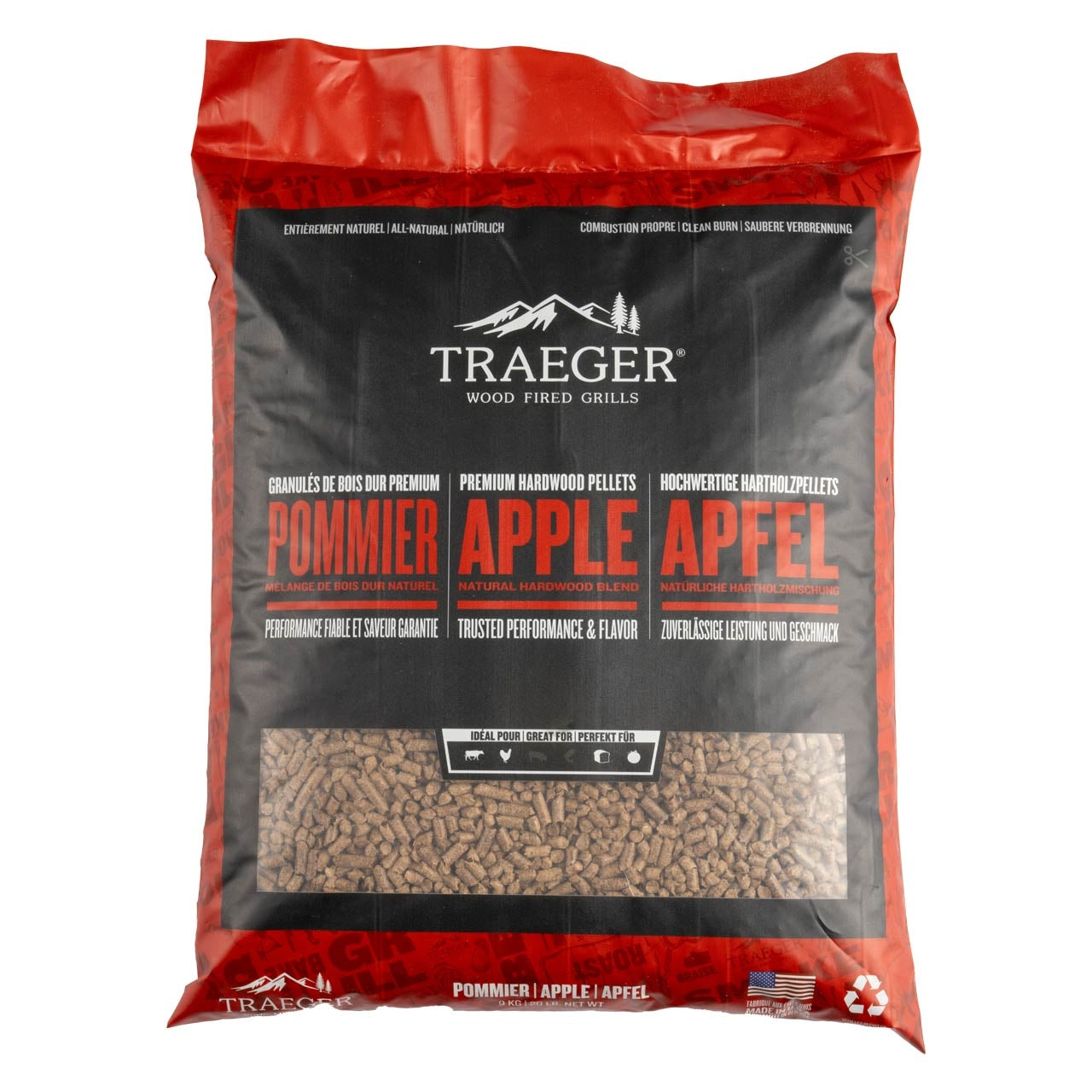 Traeger Hartholzpellets, Apfel