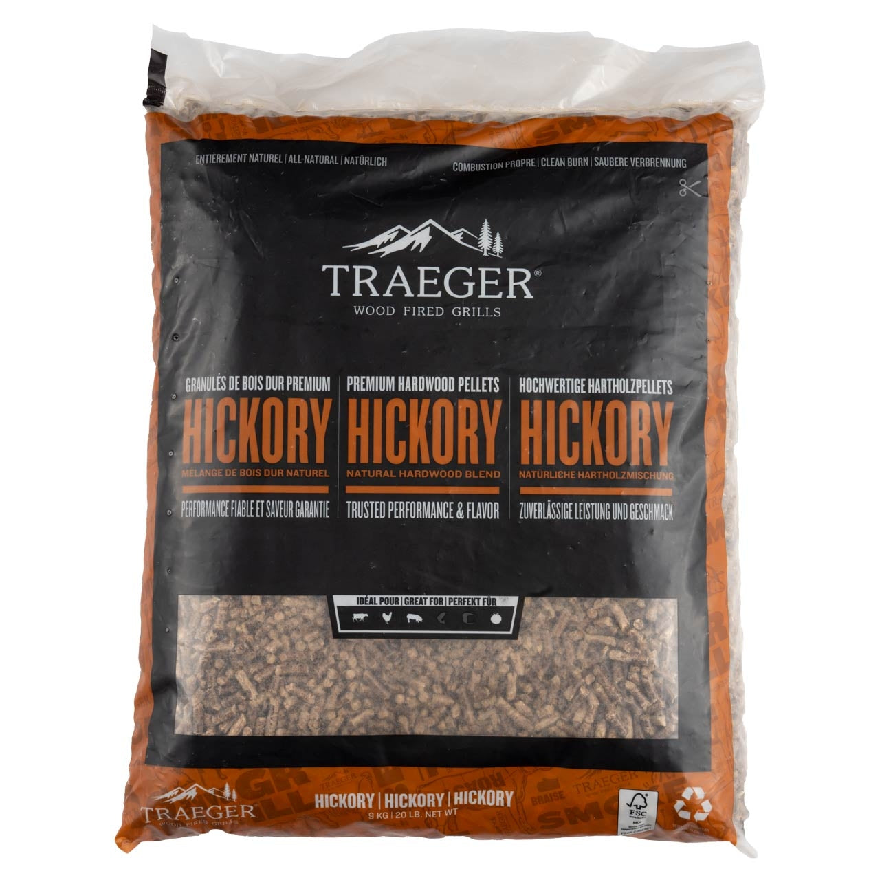 Traeger Hartholzpellets, Hickory