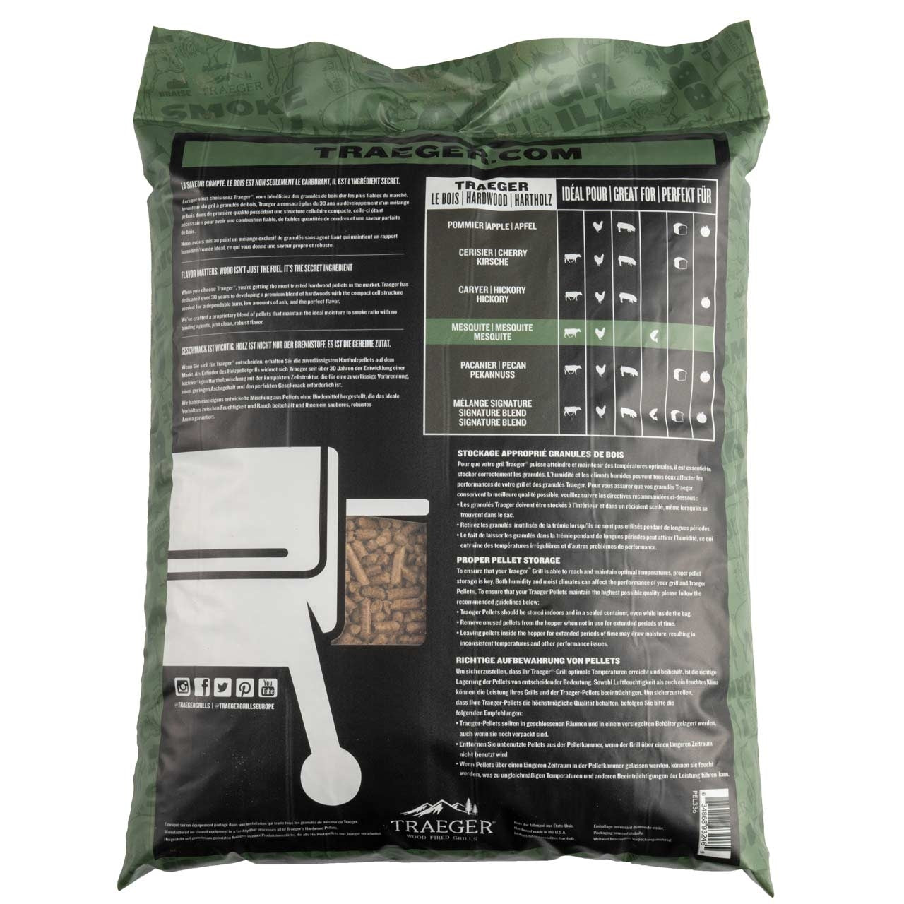 Traeger Hartholzpellets, Mesquite