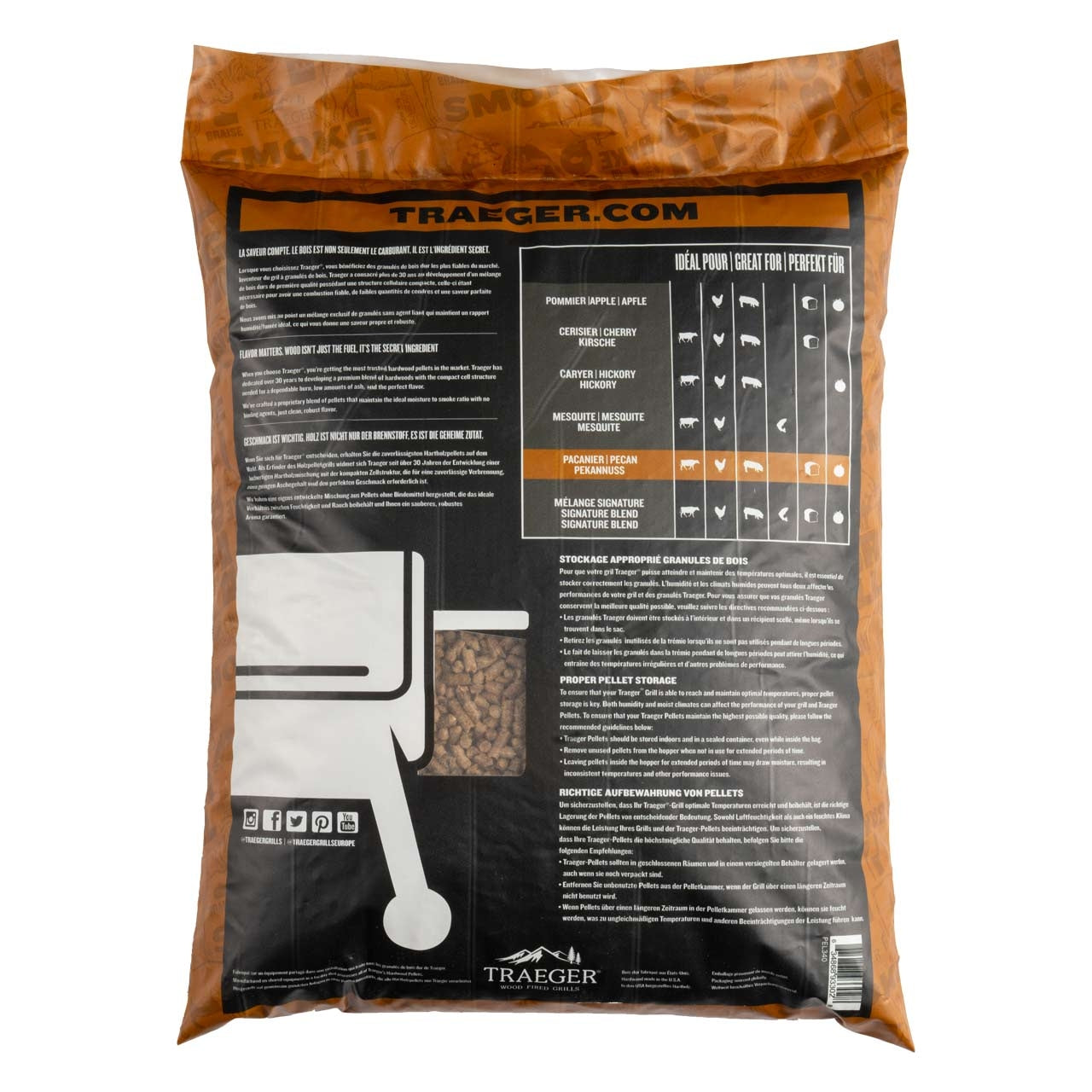 Traeger Hartholzpellets, Pecan