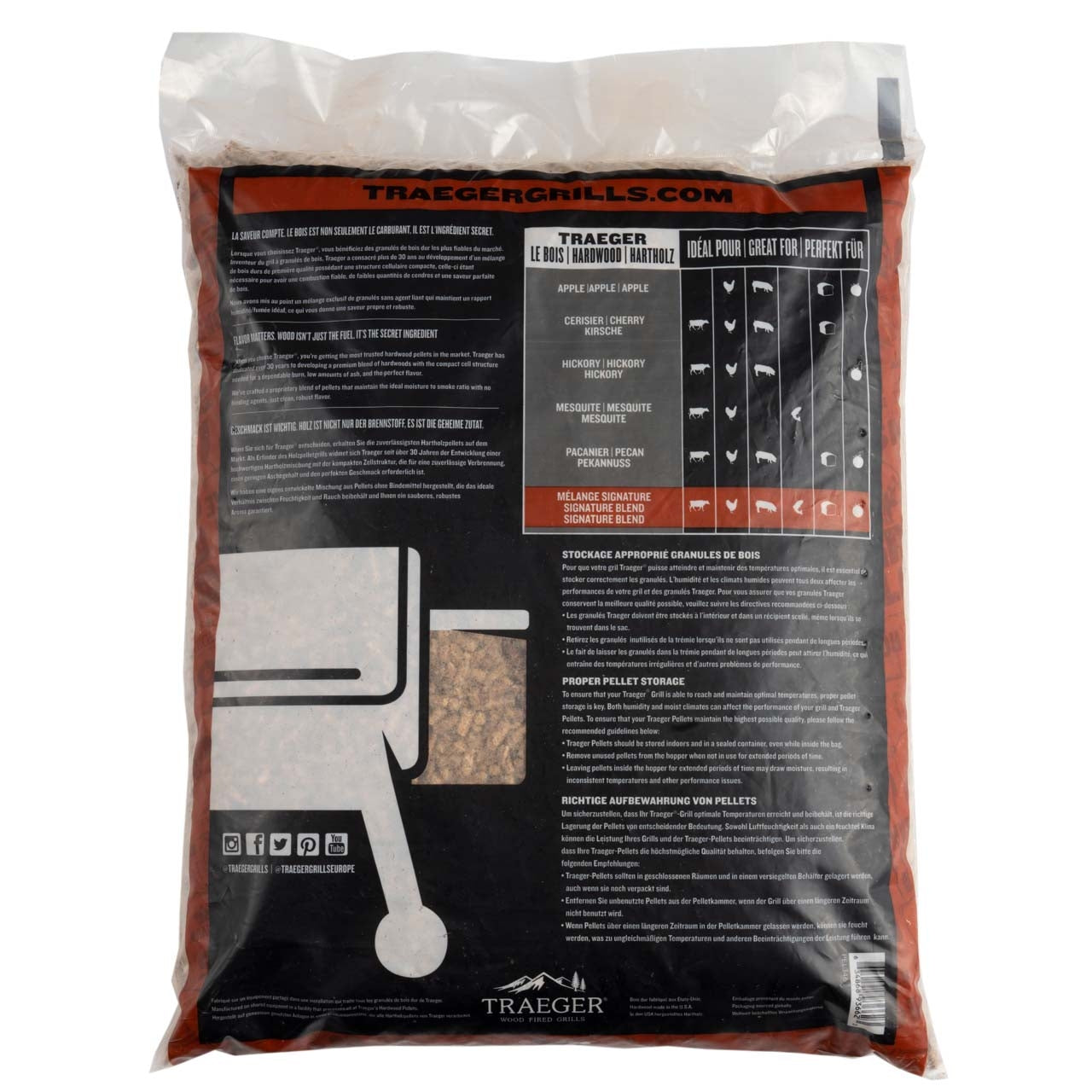 Traeger Hartholzpellets, Signature Blend