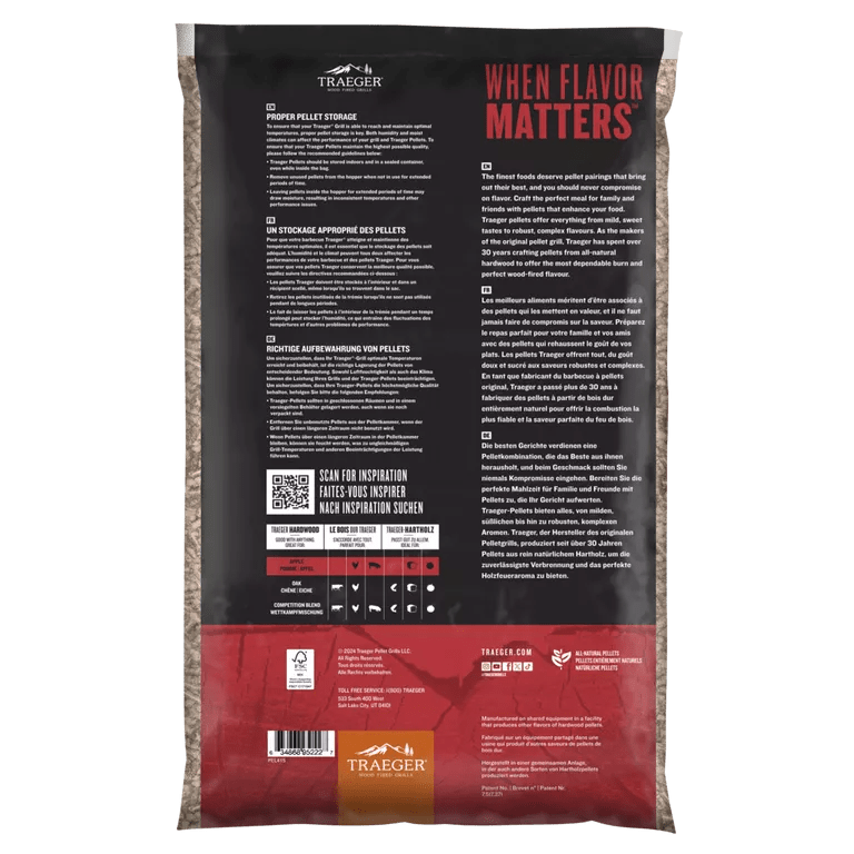 Traeger Pellets, Apfel 9kg - Grillstar.deTraeger Pellets, Apfel 9kgTraegerGrillstar.de