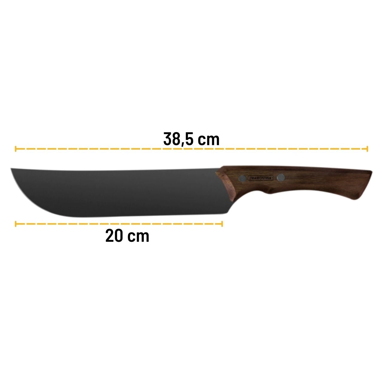 Tramontina Churrasco Black Fleisch Messer 20 cm