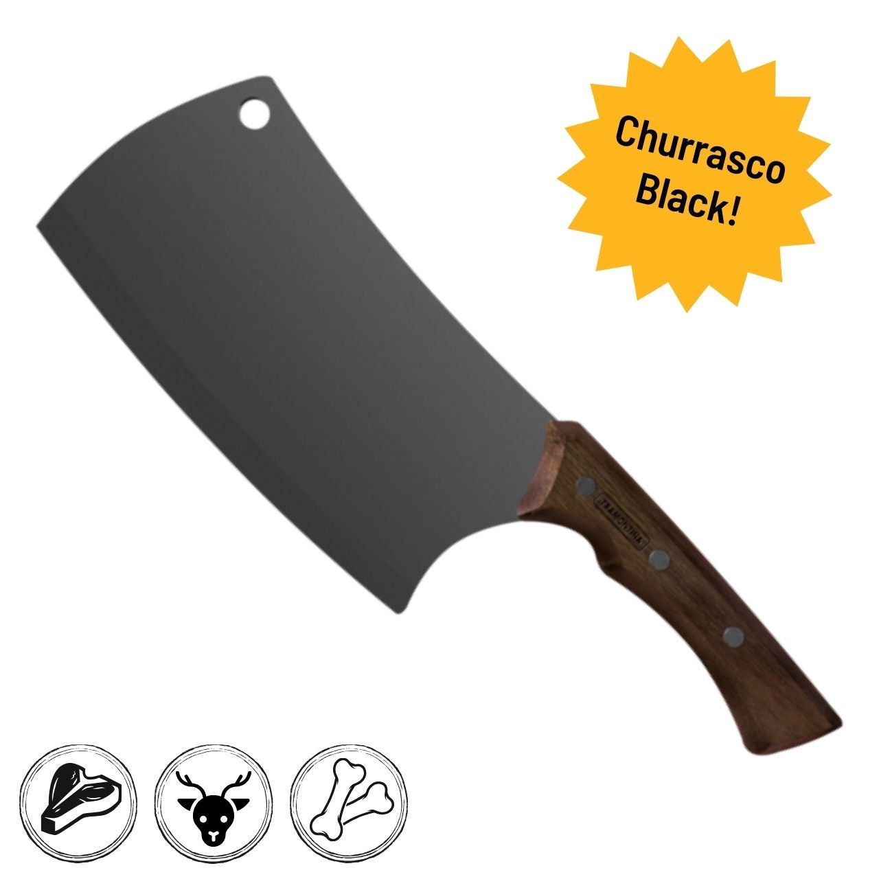 Tramontina Churrasco Black Hack Messer