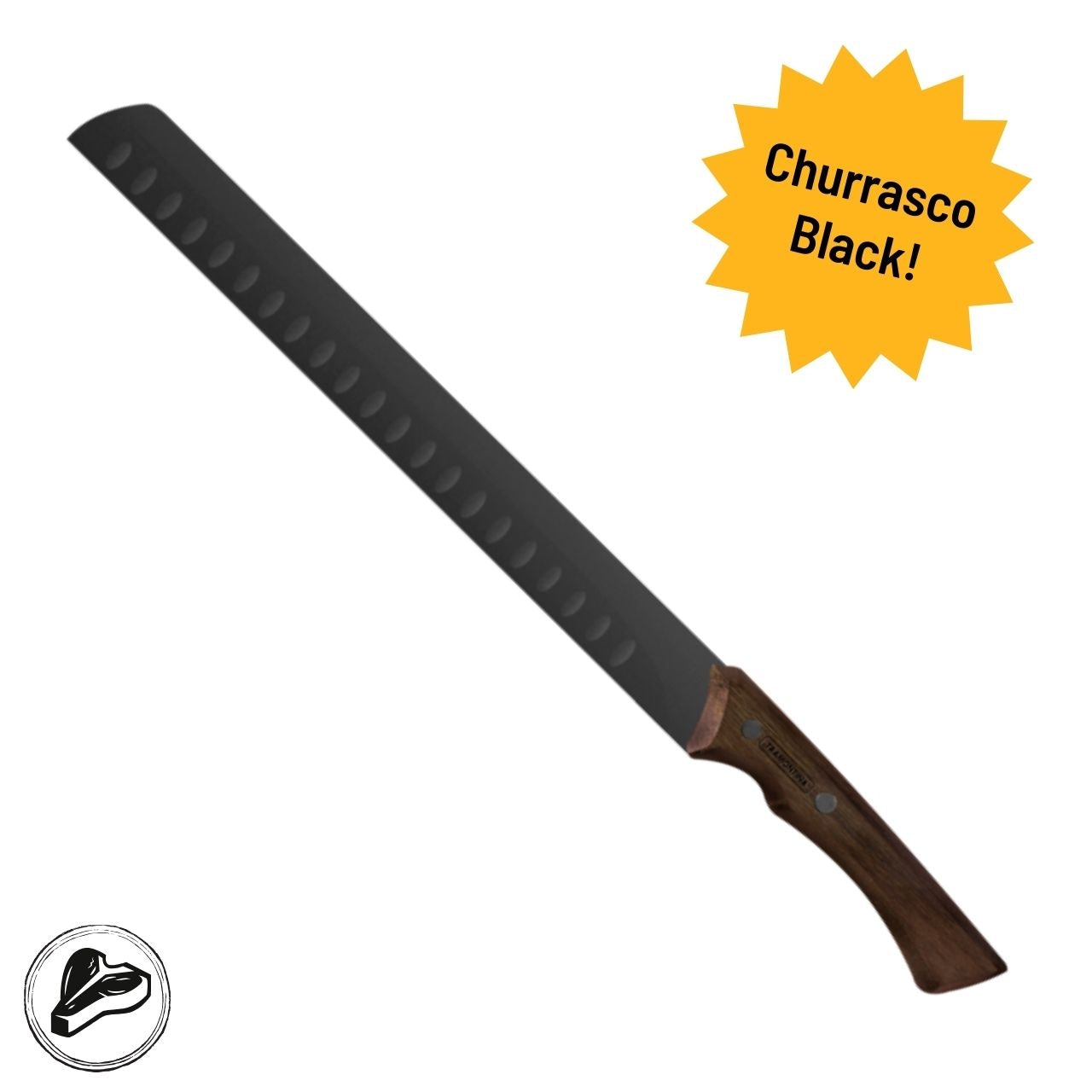 Tramontina Churrasco black Schinken Messer