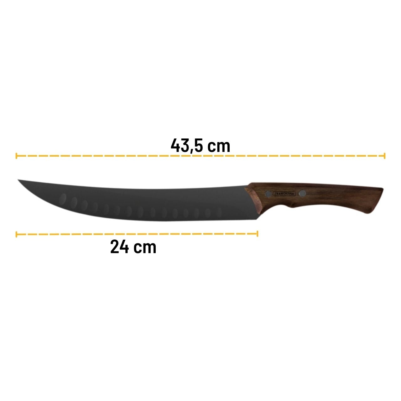 Tramontina Churrasco Black Tranchiermesser, 24 cm