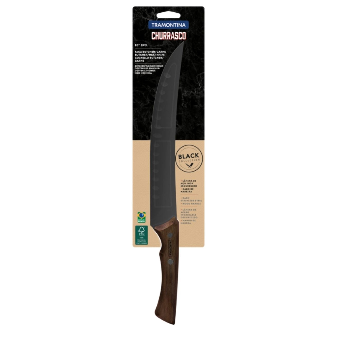 Tramontina Churrasco Black Tranchiermesser, 24 cm