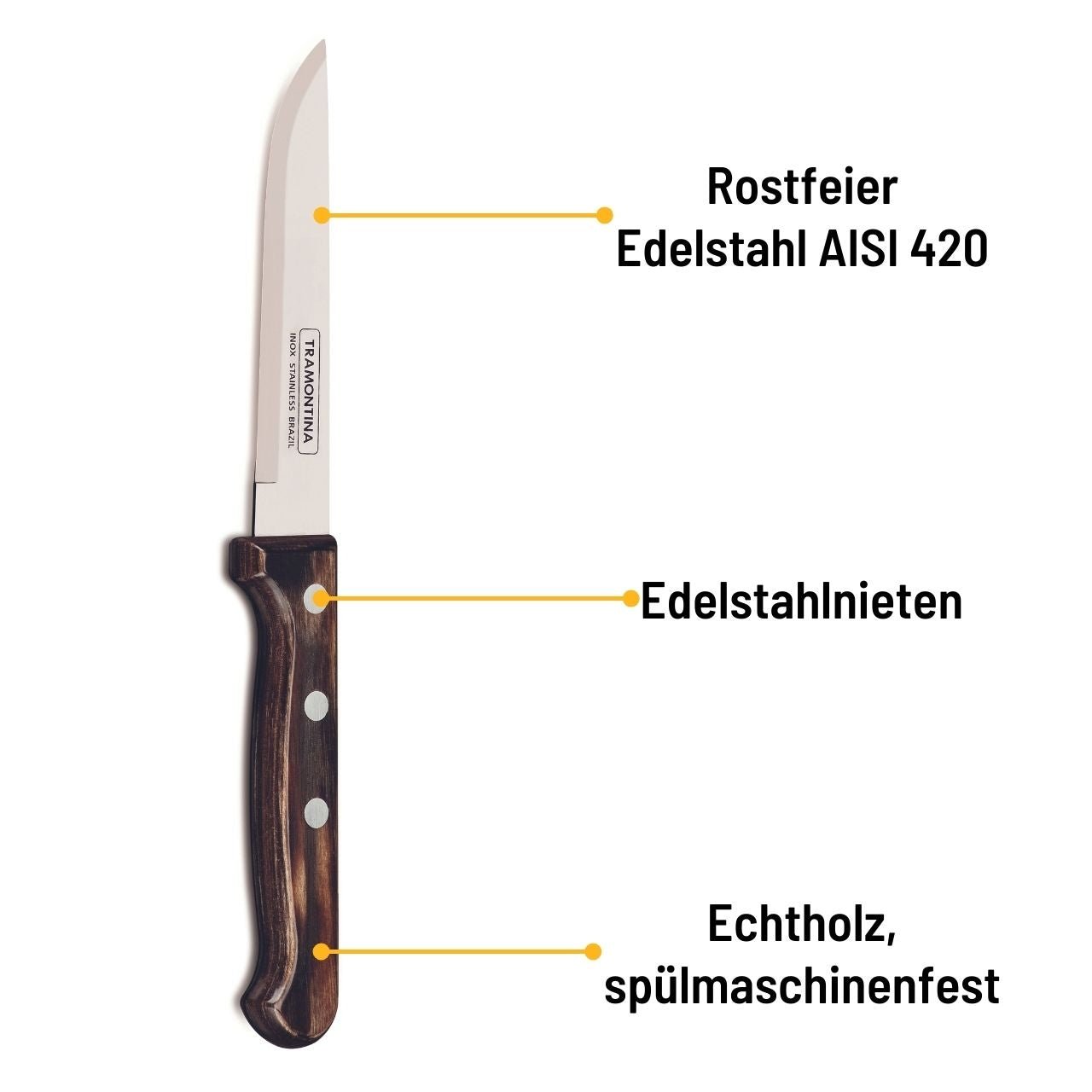Tramontina steak knives online