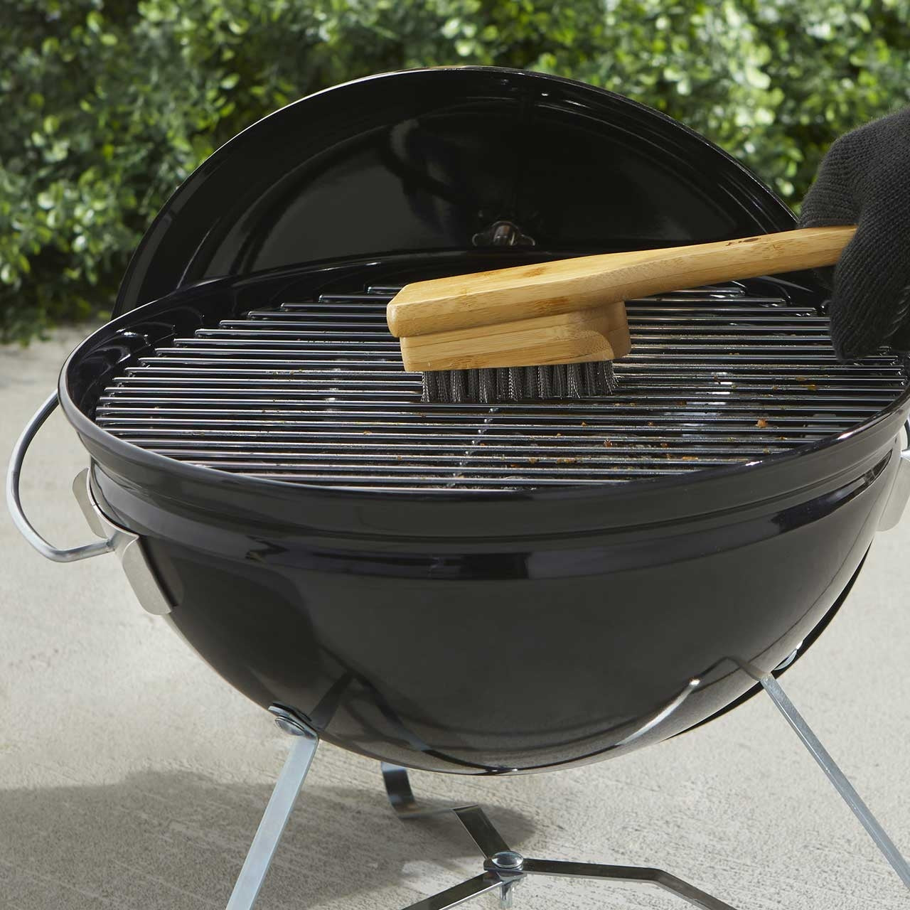 Weber Grillbürste mit Bambusholzgriff - 30 cm