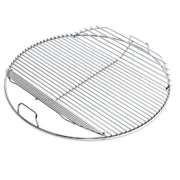 Weber Grillrost aus Edelstahl für Holzkohlegrills Ø 57 cm, klappbar - Grillstar.deWeber Grillrost aus Edelstahl für Holzkohlegrills Ø 57 cm, klappbarWeberGrillstar.de