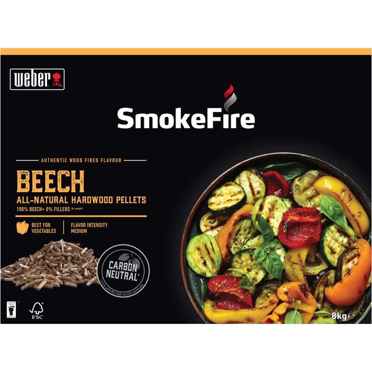 Weber SmokeFire Holzpellets, Buche 8kg