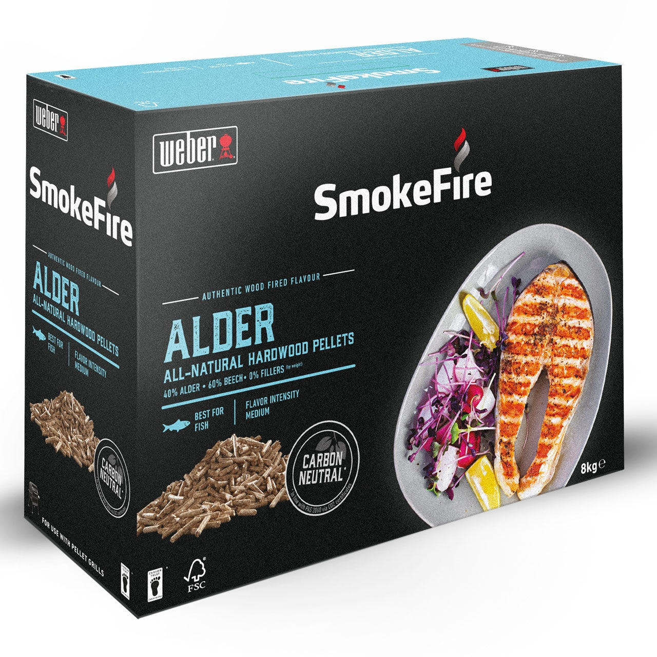 Weber SmokeFire Holzpellets, Erle 8kg