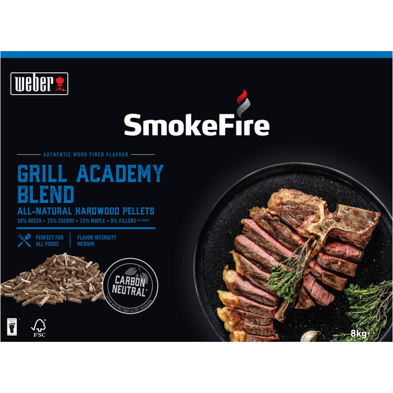 Weber SmokeFire Holzpellets, Grill Academy Blend 8kg