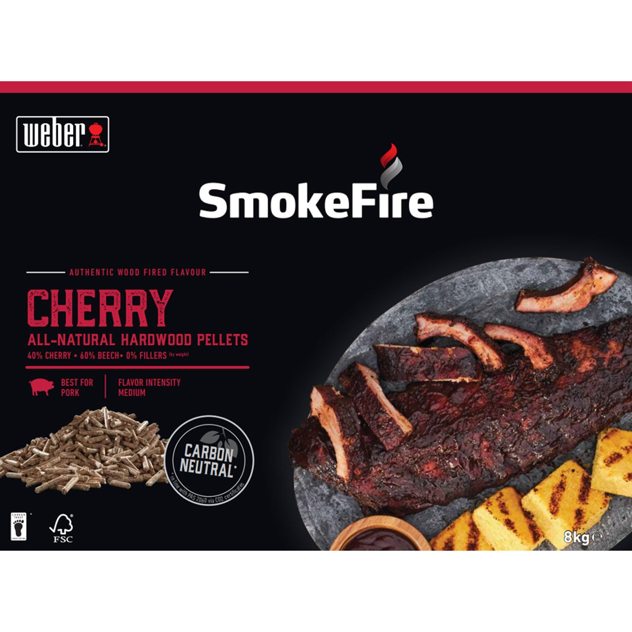 Weber SmokeFire Holzpellets, Kirschholz 8kg