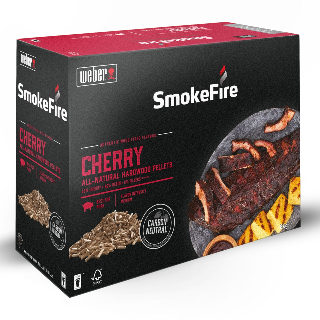 Weber SmokeFire Holzpellets, Kirschholz 8kg