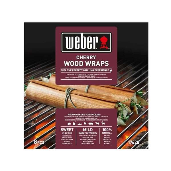 Weber Wood Wraps aus Kirschholz, 8Stk.