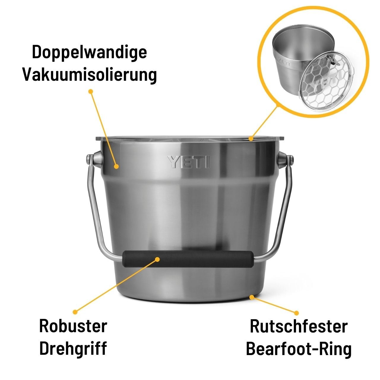 YETI Rambler Getränkekübel, 7,6 Liter, Edelstahl - Grillstar.deYETI Rambler Getränkekübel, 7,6 Liter, EdelstahlYETIGrillstar.de