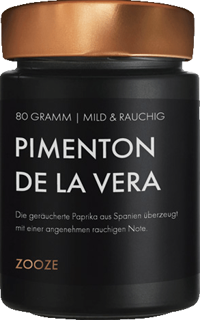 Zooze Pimenton de la Vera - mild (Geräucherte Paprika), 80g - Grillstar.deZooze Pimenton de la Vera - mild (Geräucherte Paprika), 80gZoozeGrillstar.de